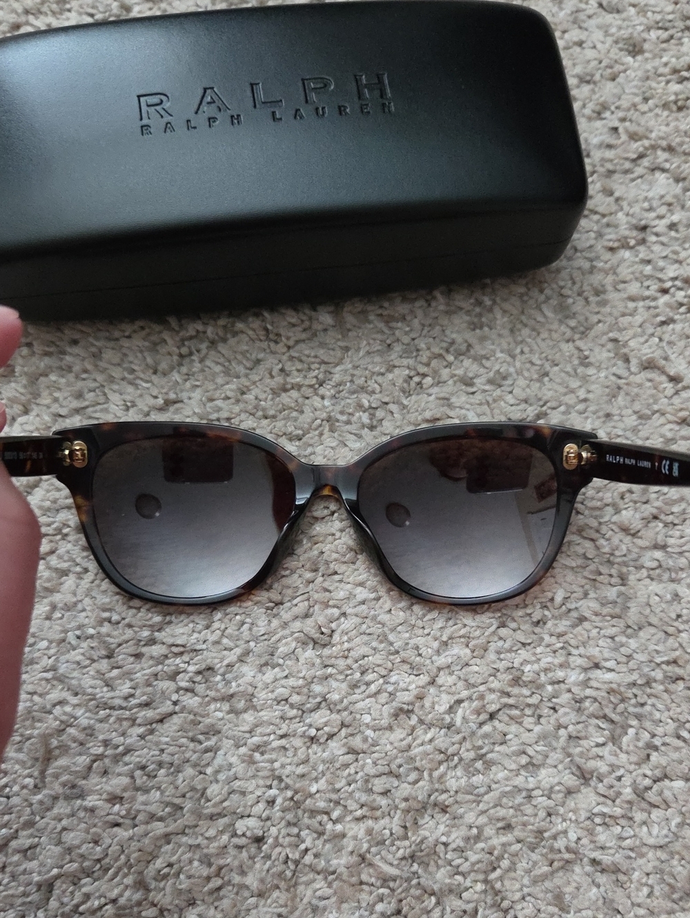 Ralph Lauren RA5305U Cat's Eye Sunglasses in Black Havana ASO Kate Middleton - Picture 7 of 14